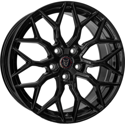 8x20 Wolfrace Eurosport Road Edition Urban Racer Gloss Black Alloy Wheels for Cars