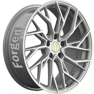 Wolfrace 71 Forged Edition Voodoo Forged Urban Chrome Polished Alloy Wheels Image