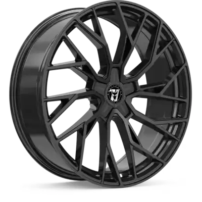 Wolfrace 71 Voodoo Black Edition Gloss Raven Black Alloy Wheels Image
