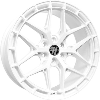 8x20 Wolfrace Vanspeed Vortex Ghost White Alloy Wheels