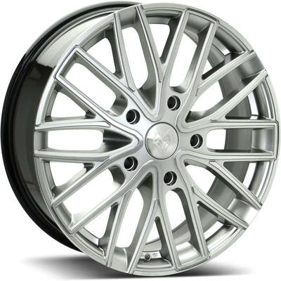 Wolf Design GTR Hyper Silver Polished Alloy Wheels Image