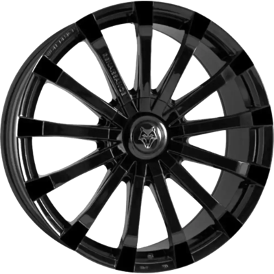 8.5x18 Wolfrace Eurosport Renaissance Gloss Black Alloy Wheels