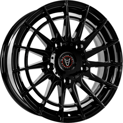 Wolfrace Eurosport Aero Super T Gloss Black Alloy Wheels Image