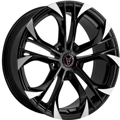 Wolfrace Eurosport Assassin GT Gloss Black Polished Alloy Wheels Image