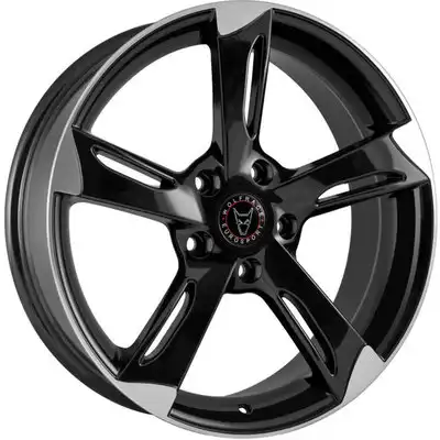 Wolfhart Genesis Gloss Black Polished Alloy Wheels Image