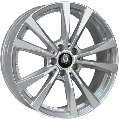 7.5x17 Wolfrace Eurosport TUV M12 Polar Silver Alloy Wheels Image