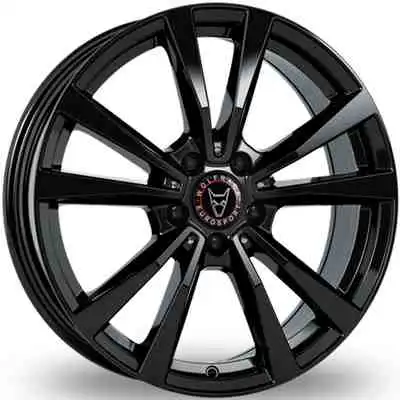 8x19 Wolfrace Eurosport M12X Diamond Black Alloy Wheels Image