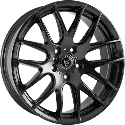 Large 8.5x18 Wolfrace Eurosport Munich Gloss Black