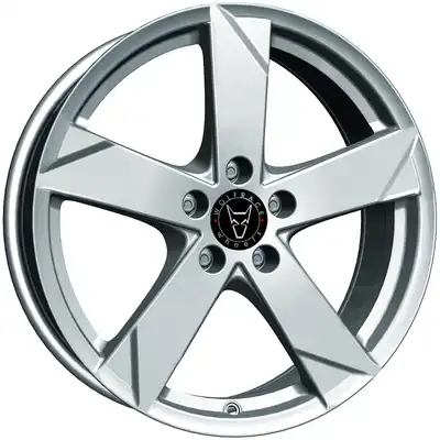 6.5x16 Wolfrace Eurosport TUV Kodiak Polar Silver Alloy Wheels Image