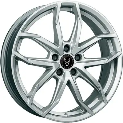 8x19 Wolfrace Eurosport TUV Lucca Polar Silver Alloy Wheels Image