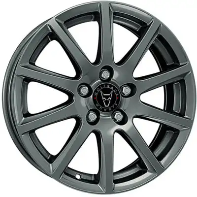 5.5x14 Wolfrace Eurosport TUV Milano Titanium Alloy Wheels Image