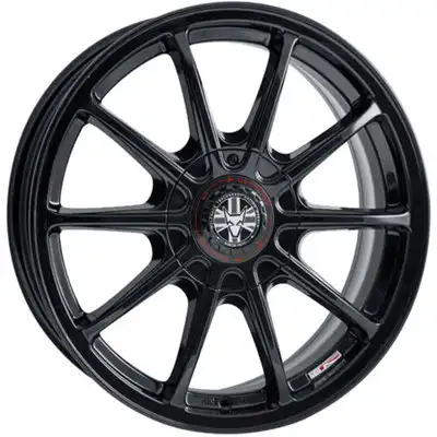 9x17 Wolfrace TrackReady Pro Lite Gloss Black Alloy Wheels Image