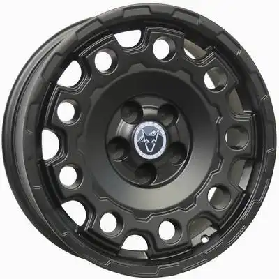 8x17 Wolfrace Explorer Wolverine Matt Black Alloy Wheels Image