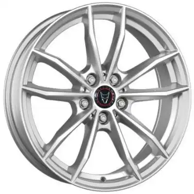 9x20 Wolfrace Eurosport TUV X12X Polar Silver Alloy Wheels Image