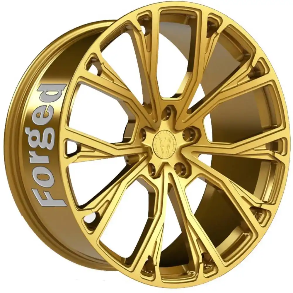 8x19 Wolfrace 71 Edition Matrix Anniversary Gold Alloy
