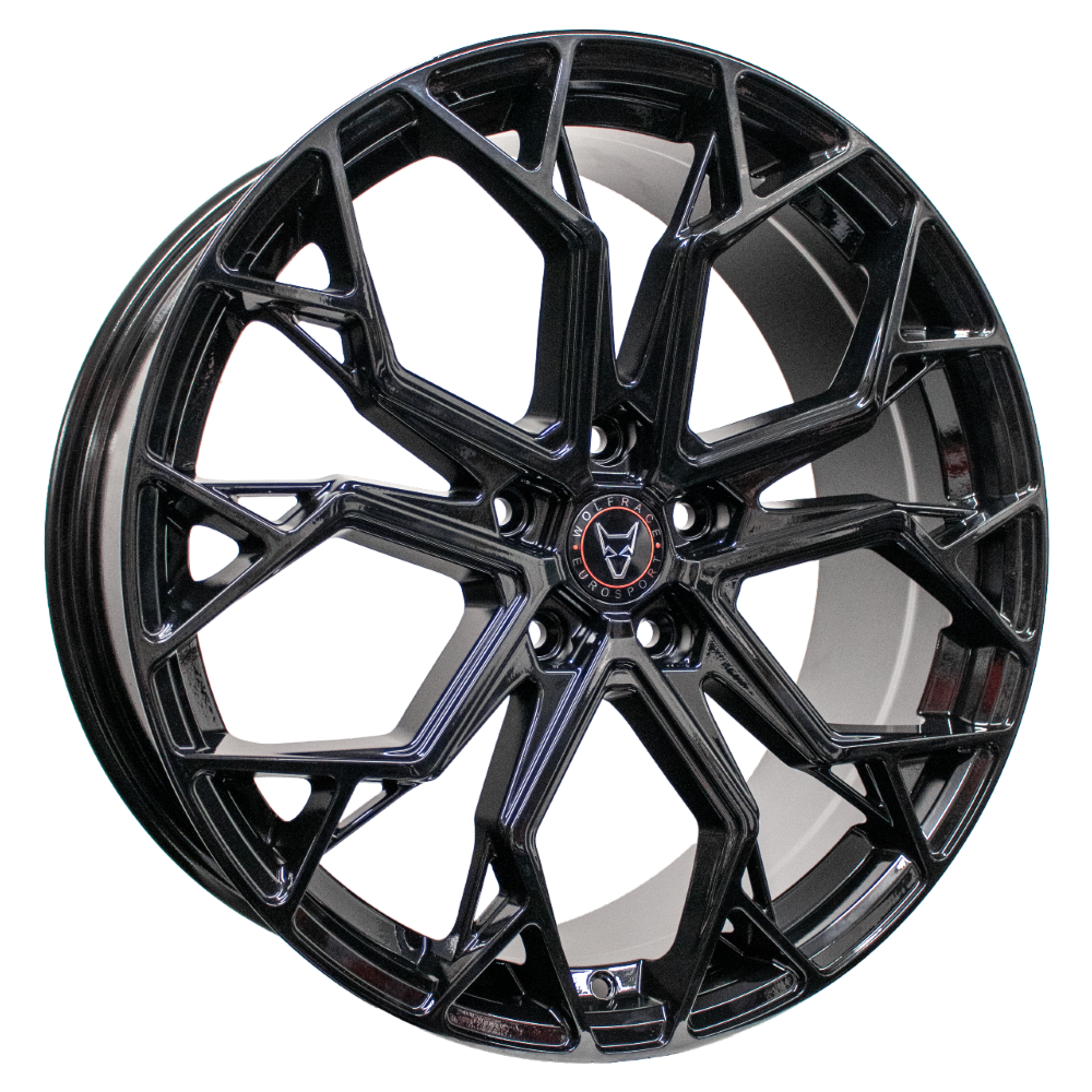 8x20 Wolfrace Eurosport Roadstar Gloss Black