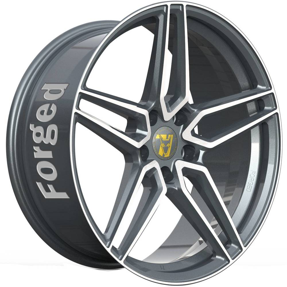 10.5x24 Wolfrace 71 Edition Talon Titanium Polished Alloy
