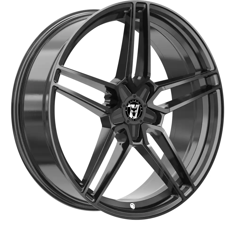 8.5x18 Wolfrace 71 Talon Black Edition Gloss Raven Black