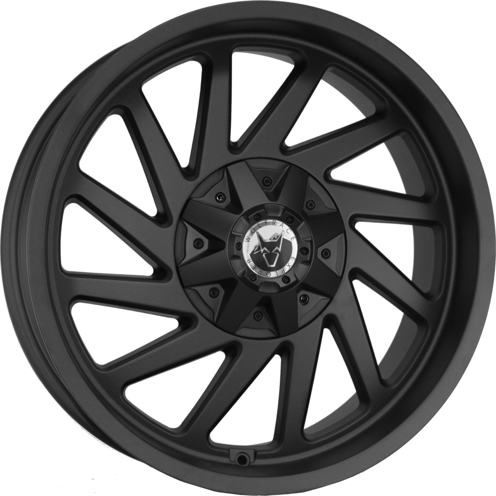 9x20 Wolfrace Explorer Wildtrek Matt Black Alloy Wheels, Alloy Wheels