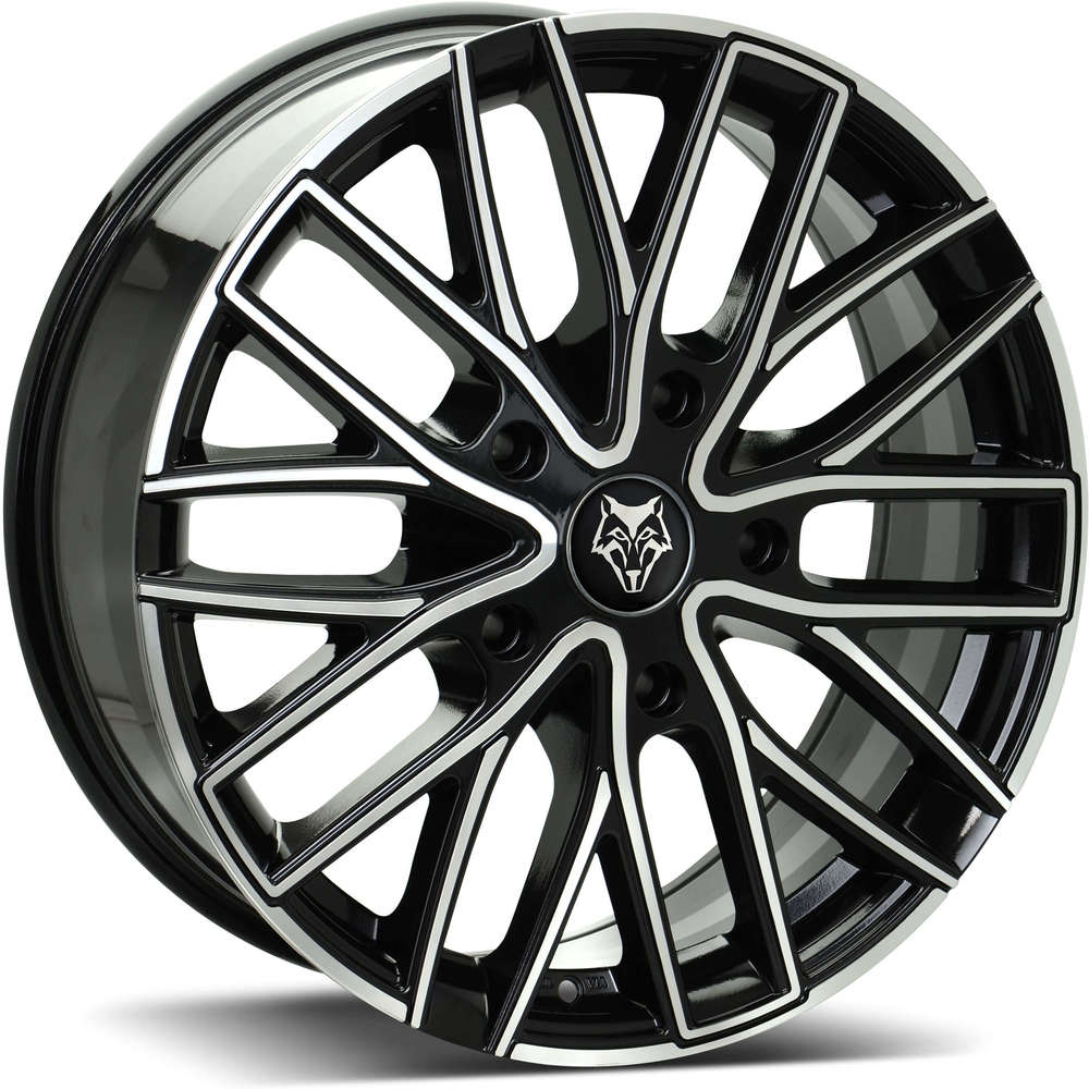 8x20 Wolf Design Gtr Gloss Black Polished Alloy Wheels, Alloy Wheels and Tyres Packages Supplier