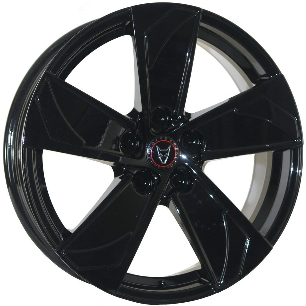 8x18 Wolfrace Eurosport Ad5 Gloss Black Alloy Wheels, Alloy Wheels and