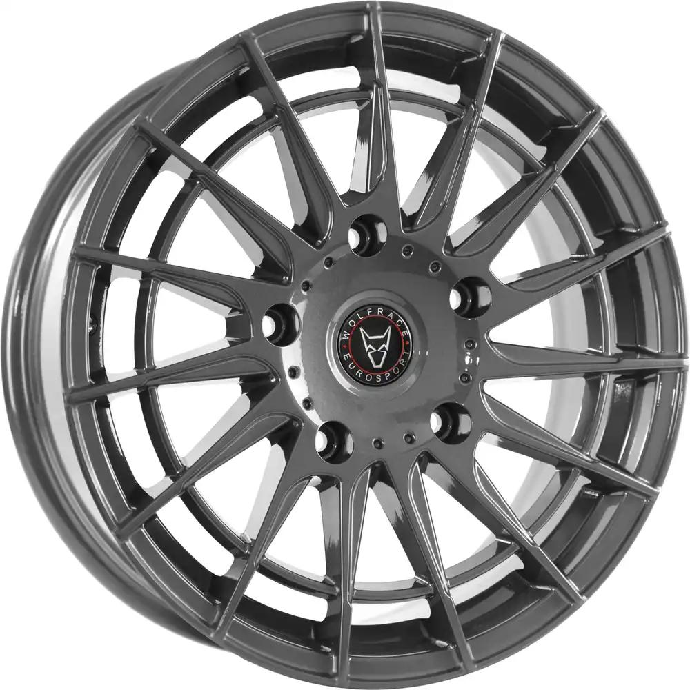 8x18 Wolfrace Eurosport Aero Super T Gunmetal Alloy Wheels Ford Transit