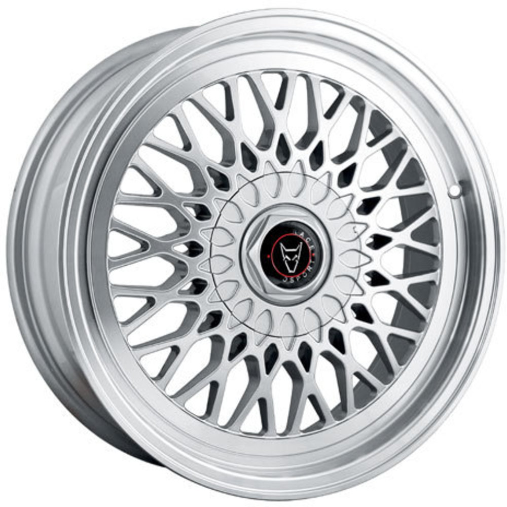 8.5x18 Wolfrace Eurosport Classic Hyper Silver Polished 