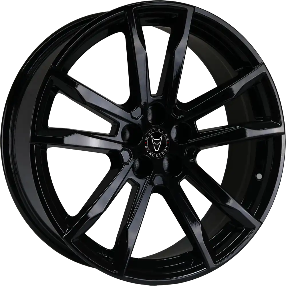 7x17 Wolfrace Eurosport Dortmund Gloss Black