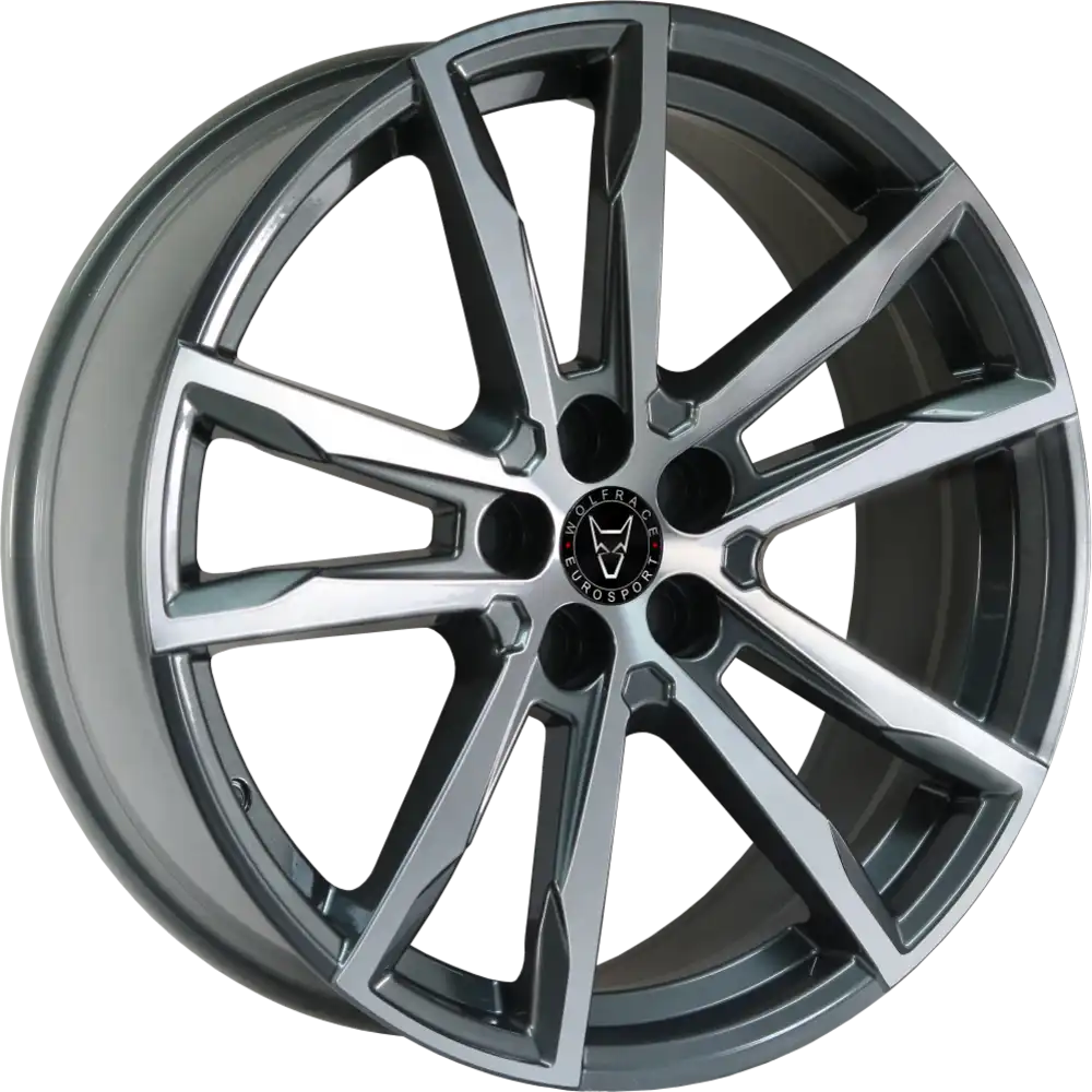 8.5x20 Wolfrace Eurosport Dortmund Gunmetal Polished