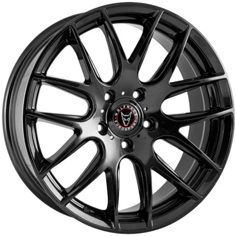 8.5x20 Wolfrace Eurosport Munich Gloss Black Alloy Wheels, Alloy Wheels