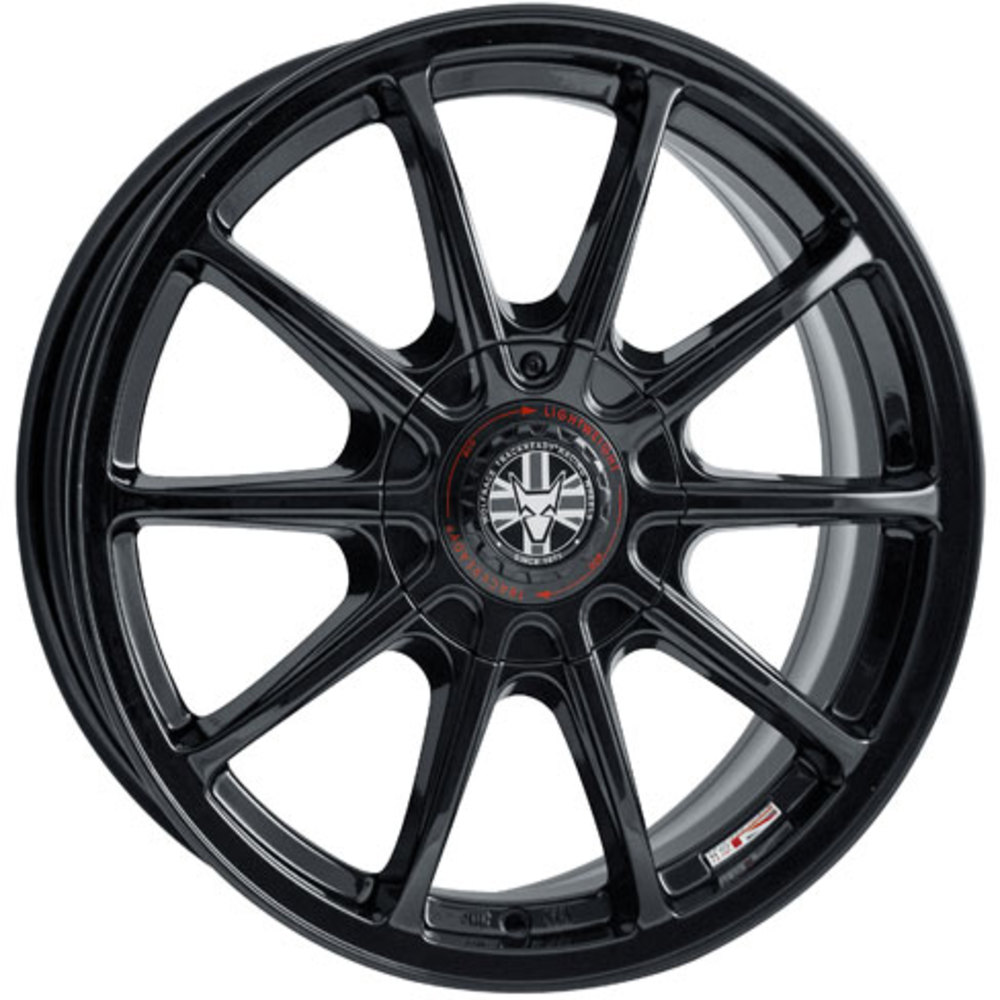 8x18 Wolfrace Trackready Pro Lite Eco 2.0 Gloss Black 