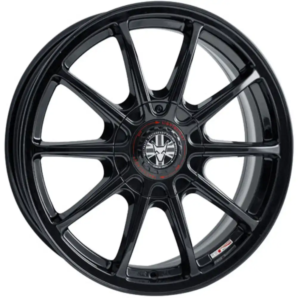 8x18 Wolfrace TrackReady Pro Lite Gloss Black