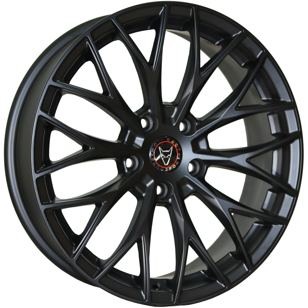 8.5x20 Wolfrace Eurosport Wolfsburg Matt Black Alloy Wheels, Alloy