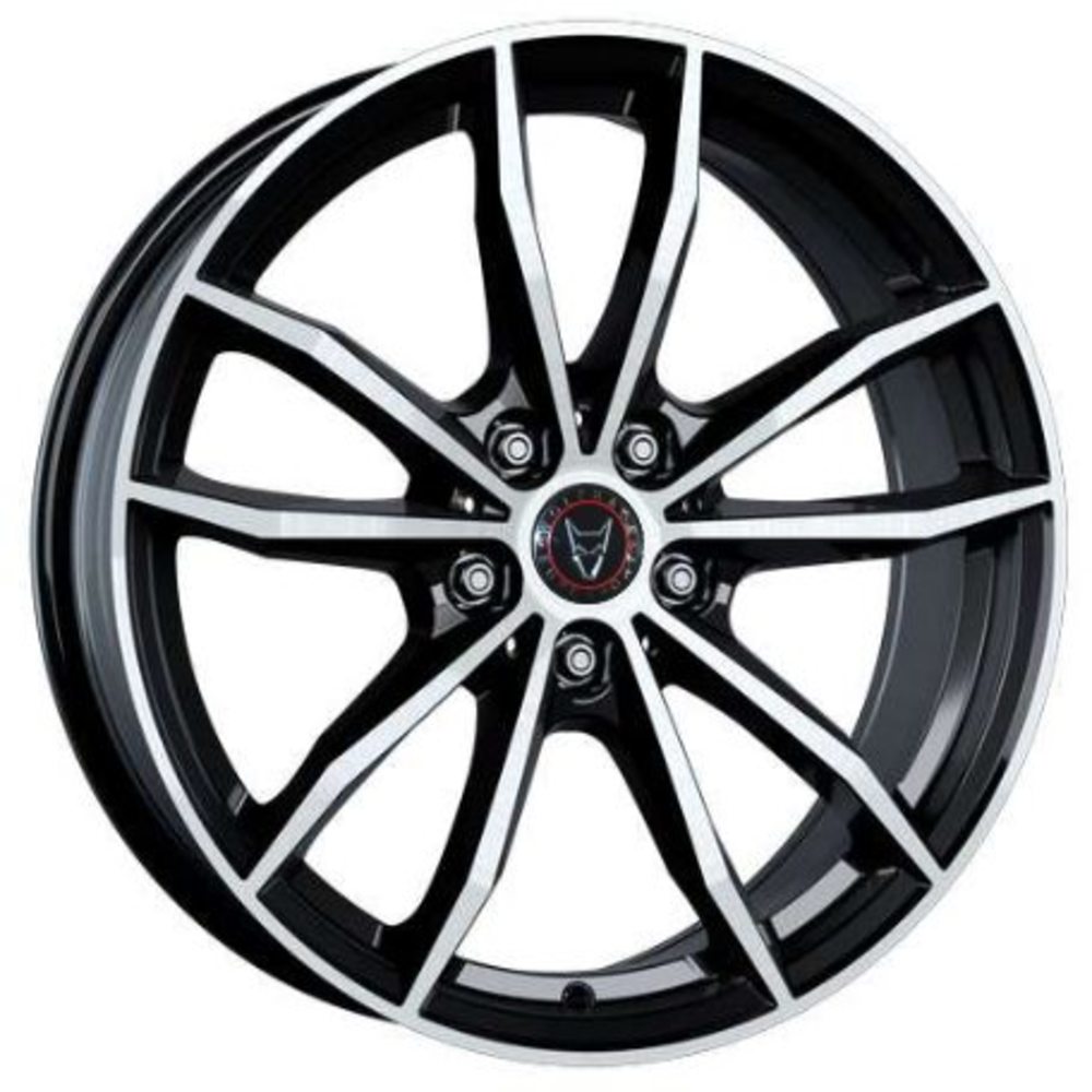 9x19 Wolfrace Eurosport Tuv X12x Diamond Black Front Polished Alloy