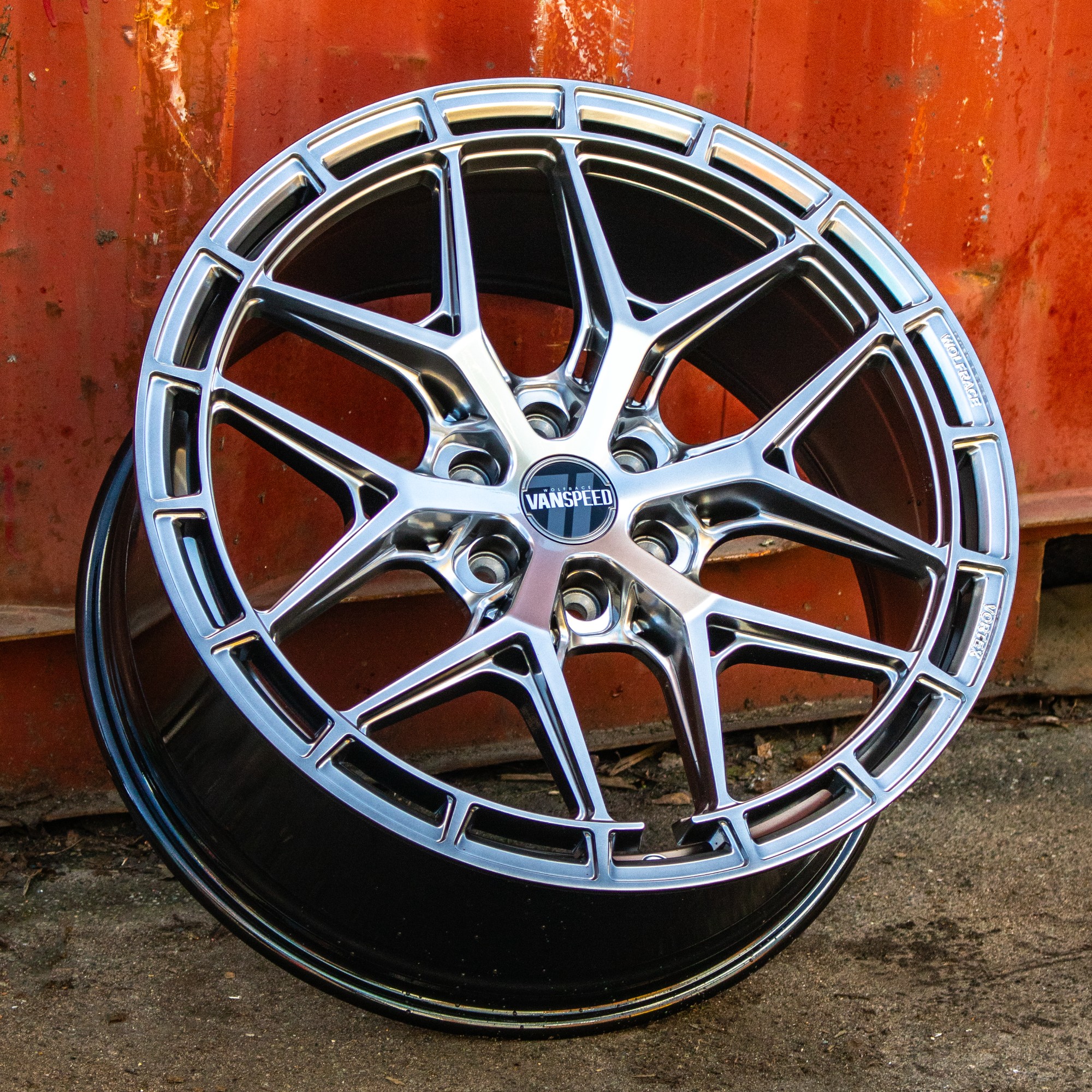 8x20 Wolfrace Vanspeed Vortex Carbon Chrome Alloy Wheels Mercedes ...