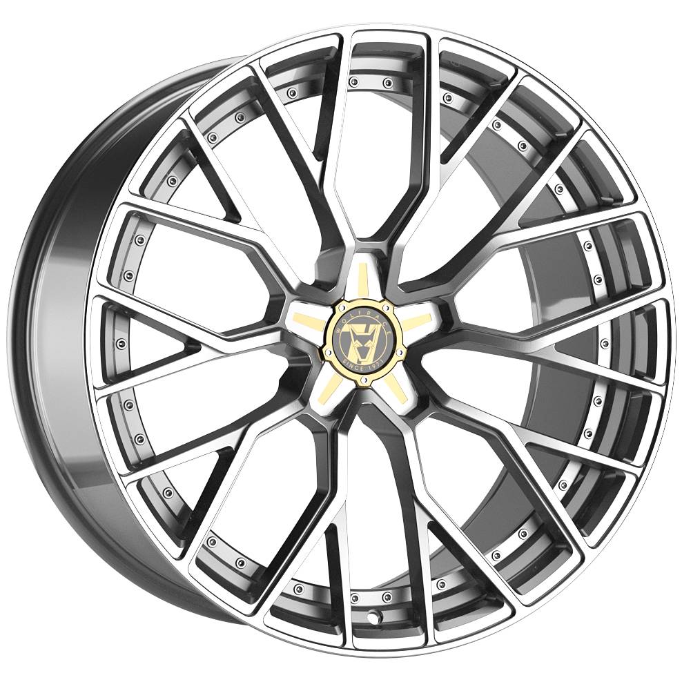 WOLFRACE Munich GTR hliníkové disky 9,5x22 5x108 ET40 Urban Chrome Polished