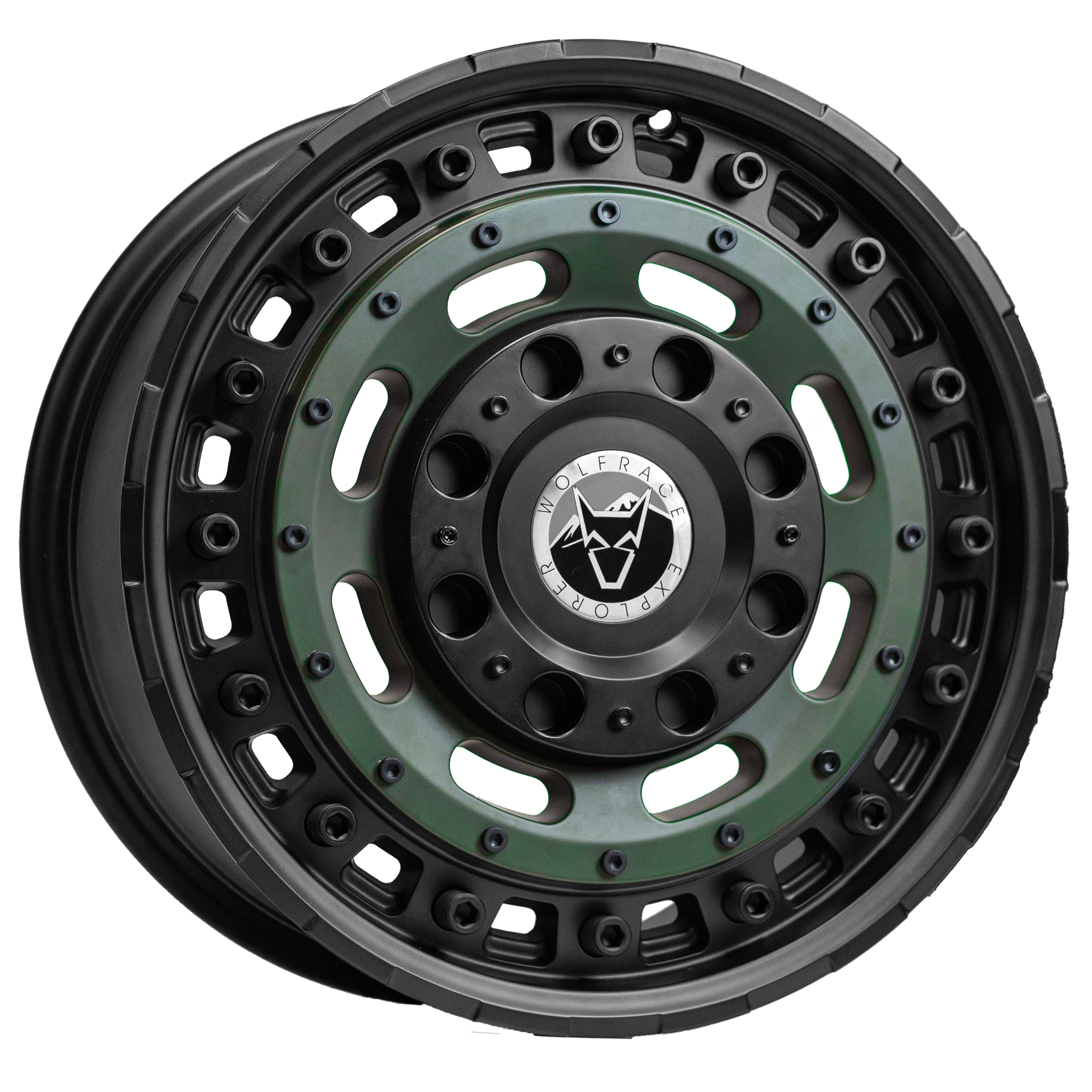 Wolfrace Explorer Slotmag Matt Black Matt Green