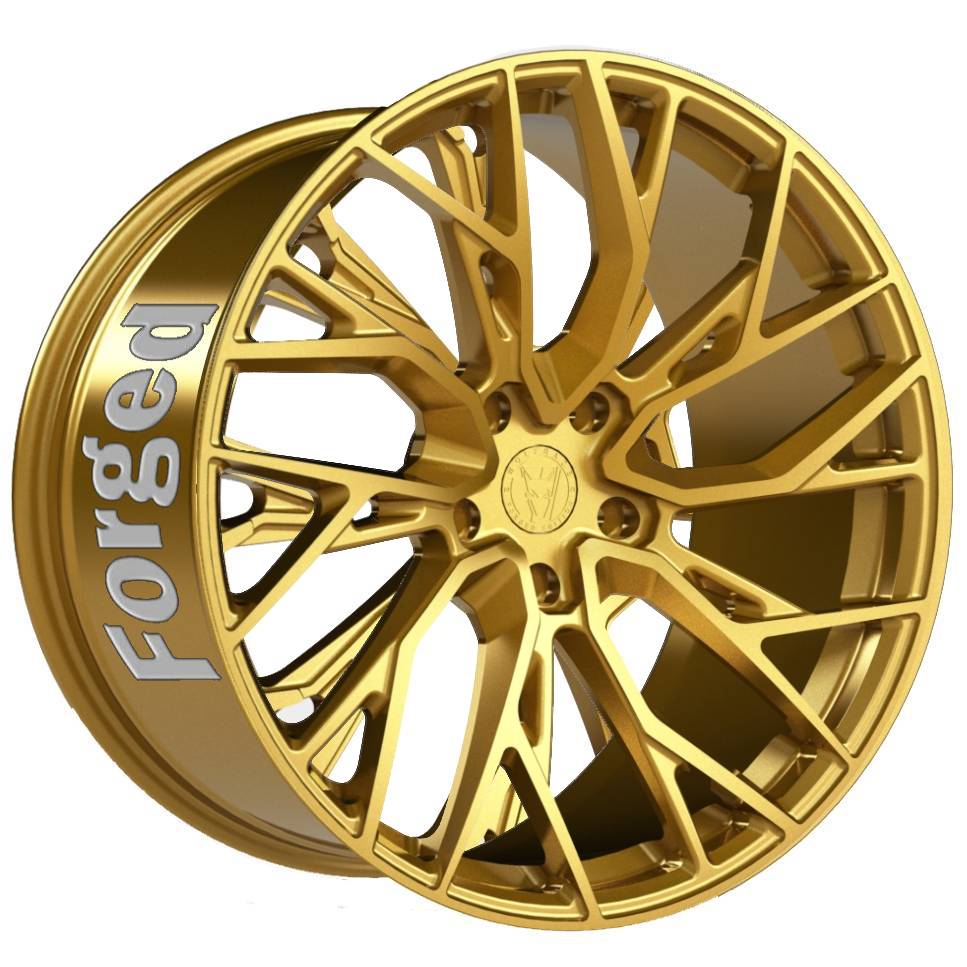11x22 Wolfrace 71 Edition Voodoo Anniversary Gold Alloy
